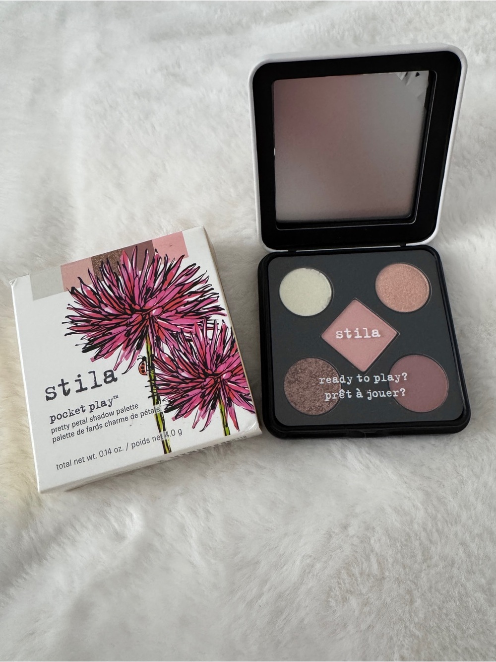 Stila Pocket Play Pretty Petal Eyeshadow Palette - NIB